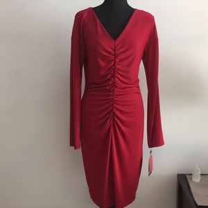 Narciso Rodriguez burgundy knit dress. NWT.